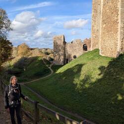 Outside Framlingham Castle