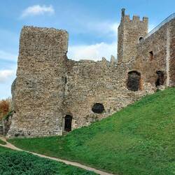 Outside Framlingham Castle