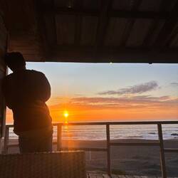 Der Blick aus dem Hostel, in welchem ich eigentlich arbeiten sollte