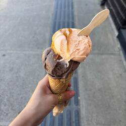 Durazno a la Crema und Chocolate Mani Crunch