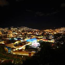 Ausblick aus unserer Unterkunft