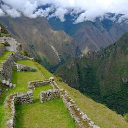 Rechts oben haben wir gestern gestanden und rüber geguckt