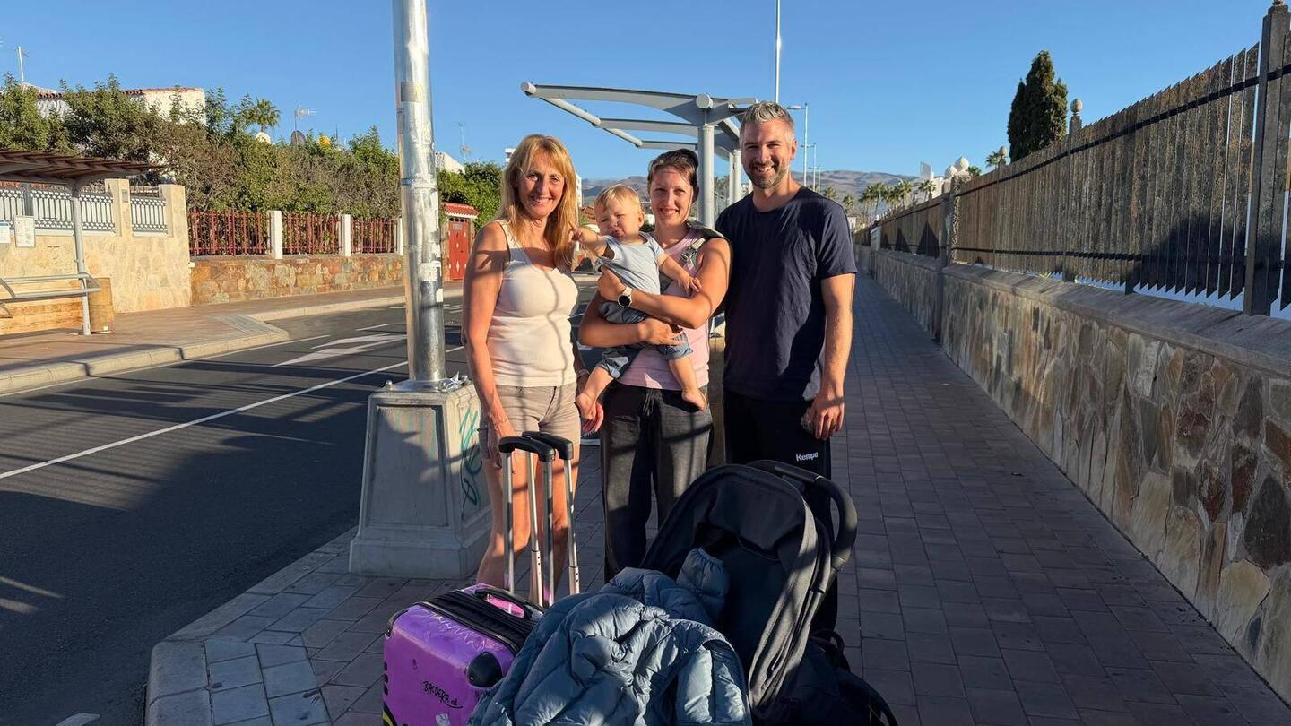 unsere Begleitung bis zum Bus 🤩