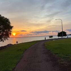 The harbor, site of WW II attack