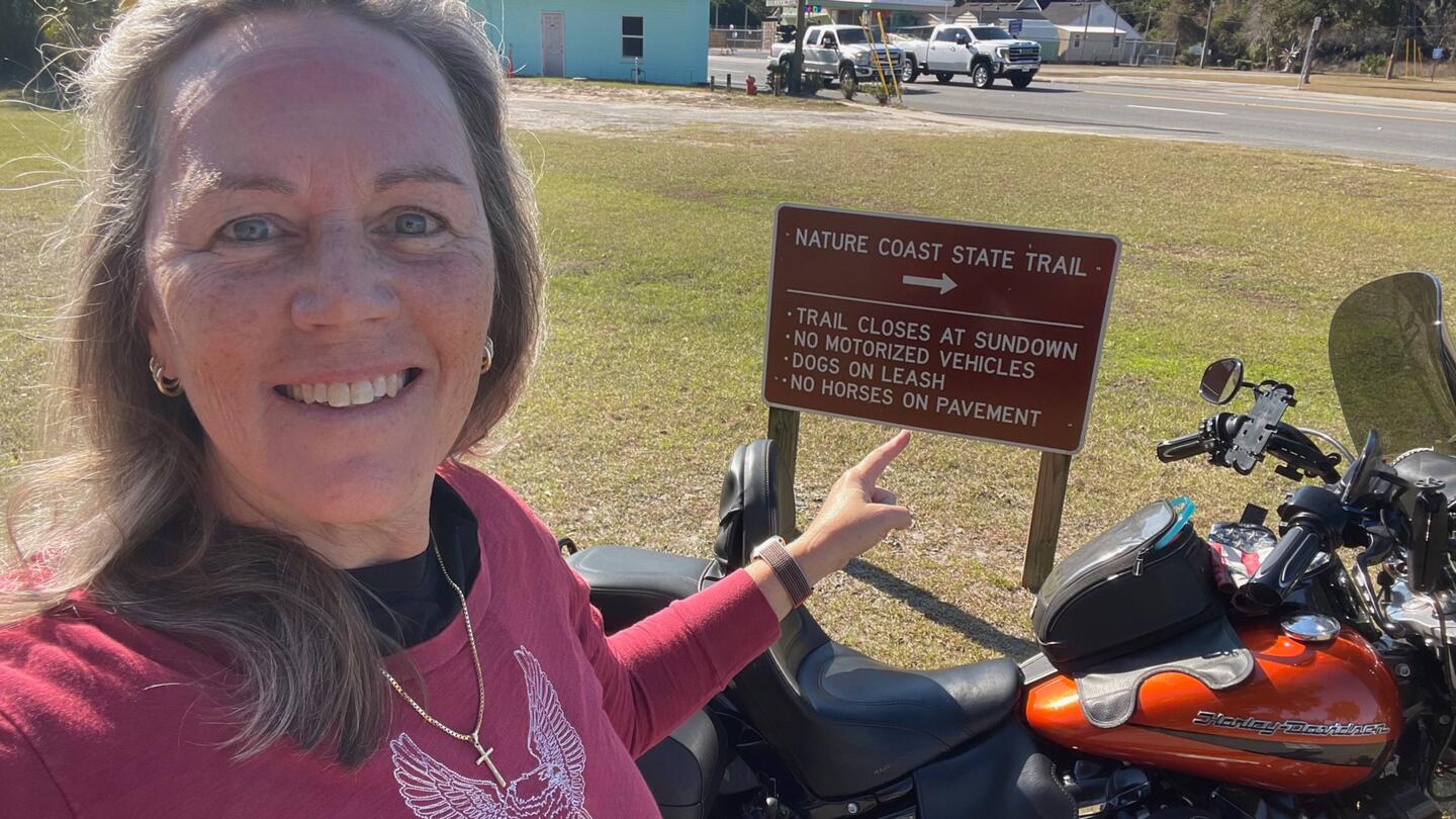 I found the sign in the parking lot of the Chiefland Chamber of Commerce, 23 SE 2 Ave, Chiefland, FL