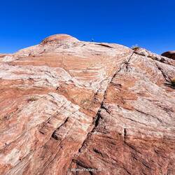 Rainer checkt ob man da den Lake Powell von dort oben gut sehen kann...