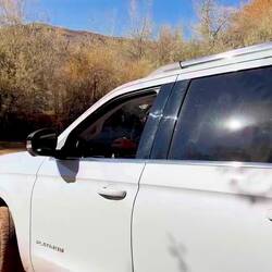 Überqueren des Fremont River