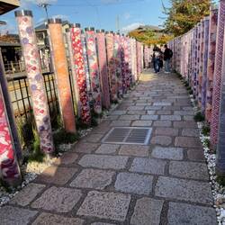 Kimono Forest am Bahnhof