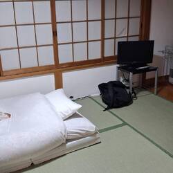 Mein Zimmer im Moto-Hakone-Guesthouse