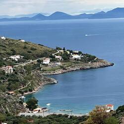 The bay after the squall and catamarans