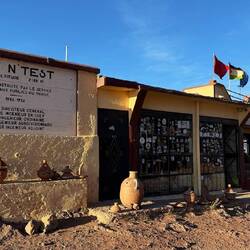 Heutiges Ziel erreicht! Kleines Gasthaus am Passkamm in 2100m Höhe