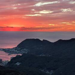 Sunset at Mt. Inasa Overlook