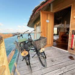 Our mode of transportation for the week! Please note our initials. Perfect touch!