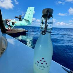 Barefoot and ready for r&r!