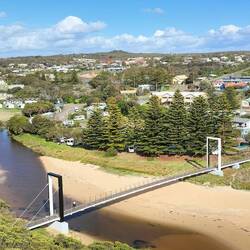 Wandelen vanaf de camping