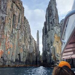 Rocks called the Totem pole and the Candle stick