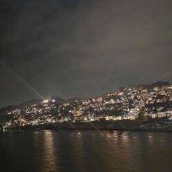 Blick voraus vom Balkon