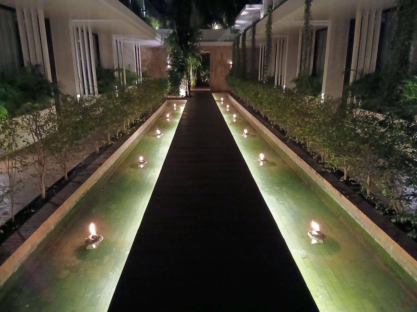 Hotel walkway