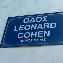 Leonard Cohen Street