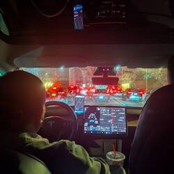 Heavy traffic at 1130pm