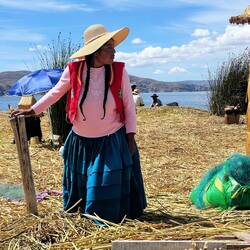Landing back on the island