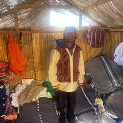 This room is the home for a family with 4 children