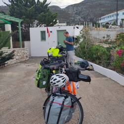 On récupère les vélos avant d'aller prendre le ferry