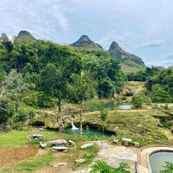 Ausblick beim Mittagessen