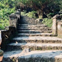 Hier gehts hinauf...