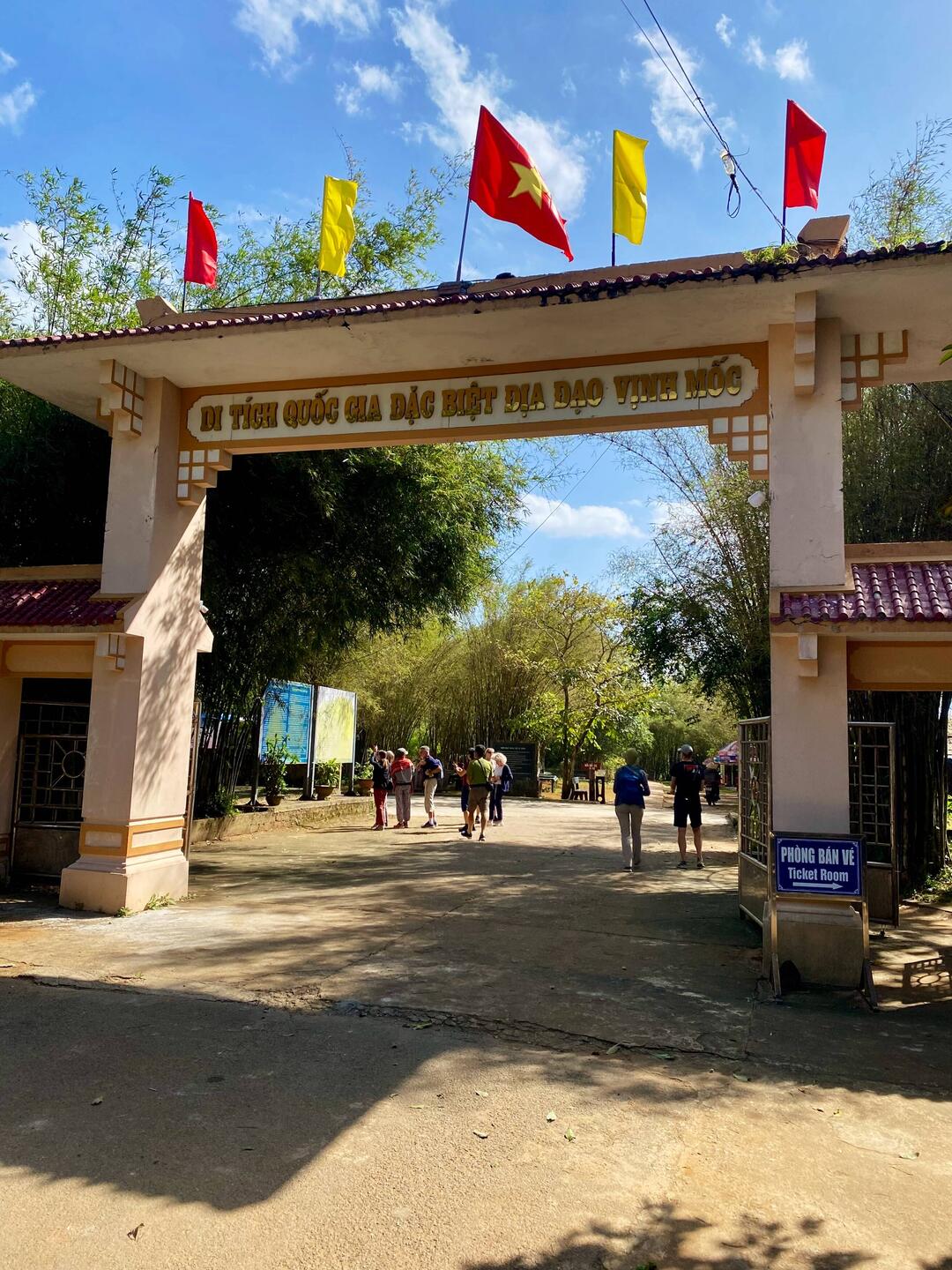 Bei den Tunneln von Vinh Moc