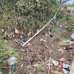 Ein Leerrohr für eine Freiluftverkabelung