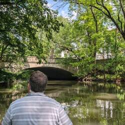 Steinmühlenbrücke zur Peißnitz-Insel