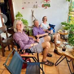 Endlich im Café angekommen