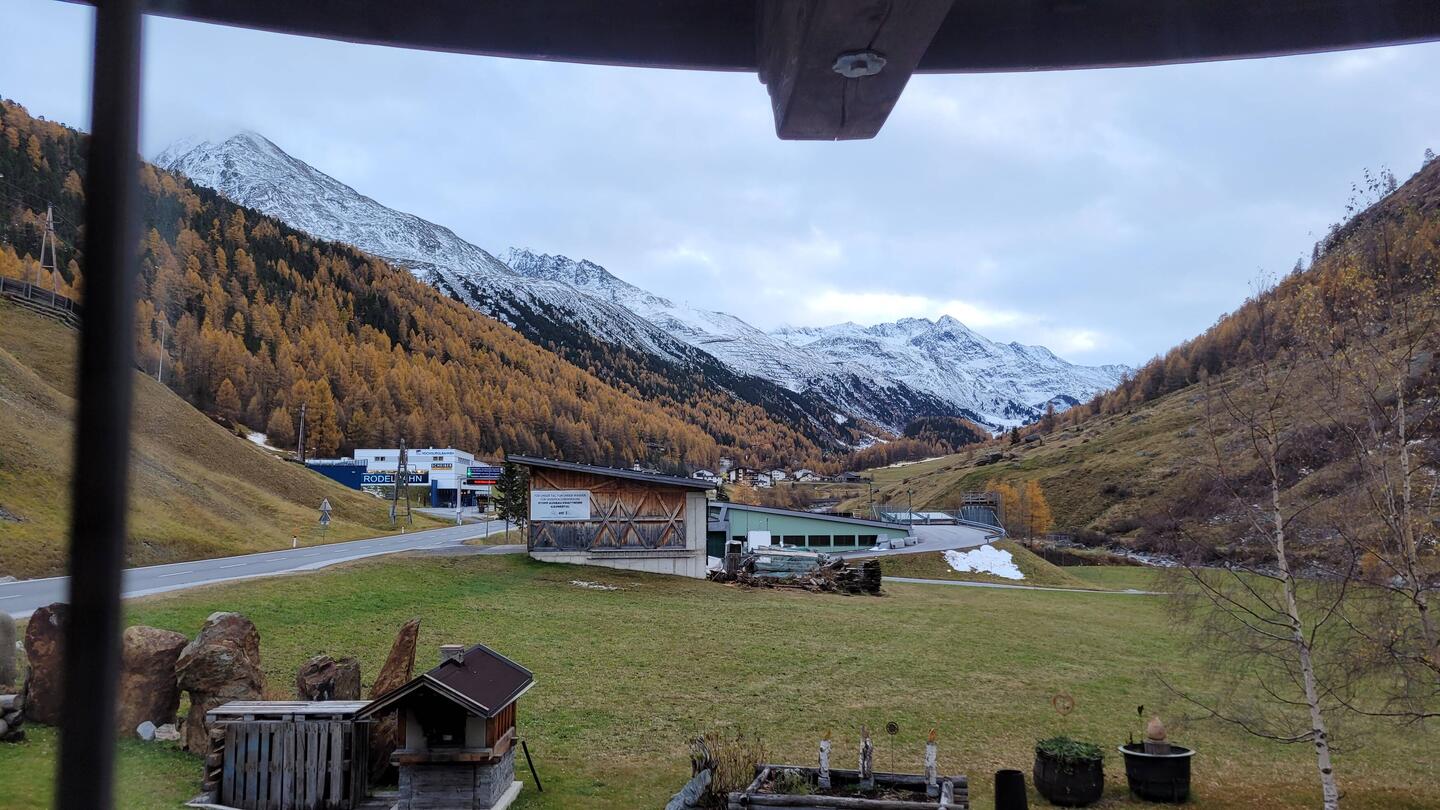 Blick auf das Skigebiet Obergurgl-Hochgurgl
