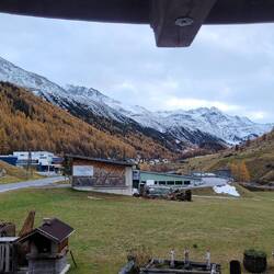 Blick auf das Skigebiet Obergurgl-Hochgurgl