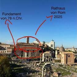 Forum Romanum. Ein Paradies für alle Fetischisten römischer Geschichte.