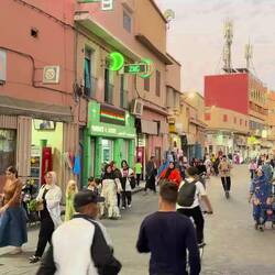 Quirliges Stadtleben ...