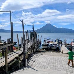 Hier wartet unser Boot