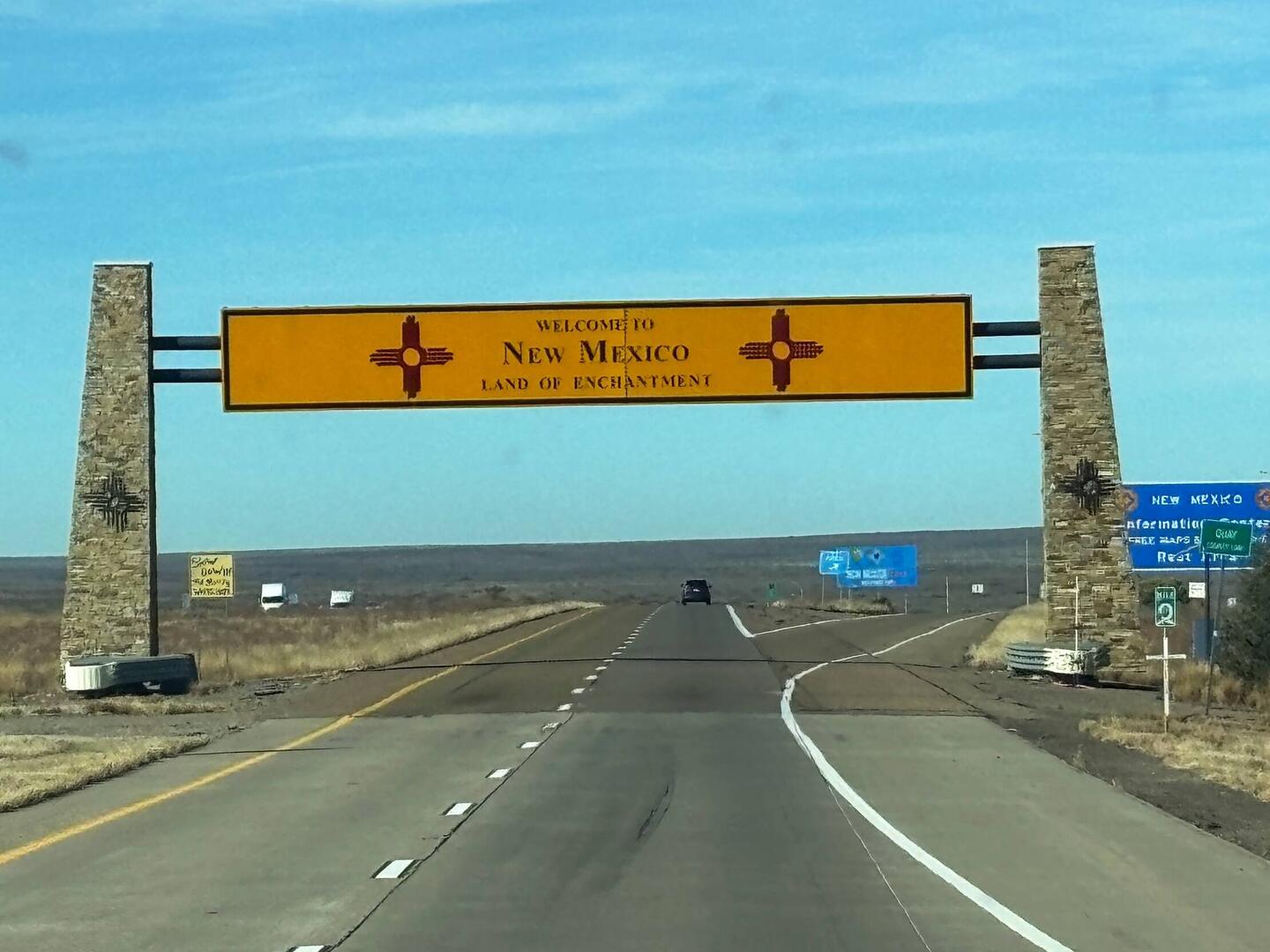 New Mexico boundary