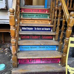 Eclectic reading at Cafe Novel