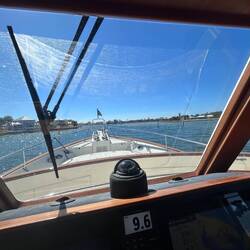 Entering the marina. The opening is wide but the channel is not!