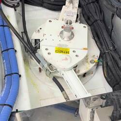 This is the port-side stabiliser from the engineroom