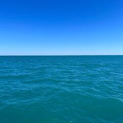 The highrises on the beach at Clearwater hove into view at 0800, 20 miles away to port