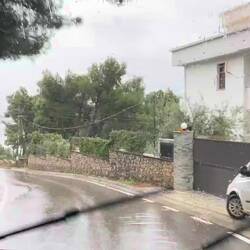 ..es sieht grau in grau aus, aber wir haben immerhin so 17 od. 18 Grad..