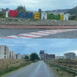 ..fast am Meer und der vorhergesagte Regen ist pünktlich da.. 😉