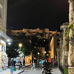 View from a little down the street