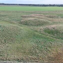 Royal Burial Ground (from the viewing tower), showing the King's Mound