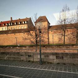 Fortified city wall