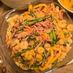 Kimmie's pasta got excellent reviews :)