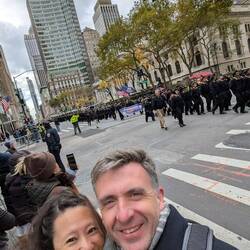 Public affection? No... It was 3 degrees (feels like Costco milk section)